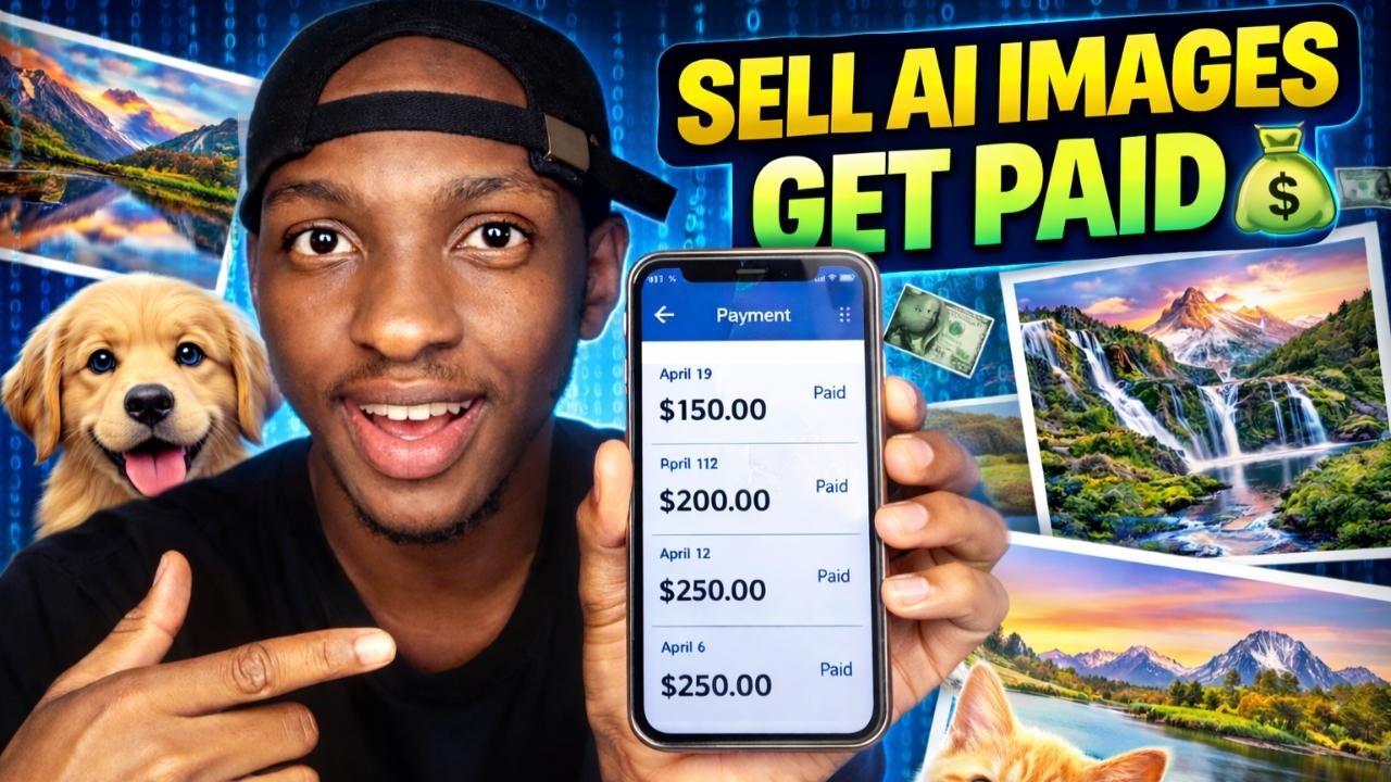 Get Paid by selling AI image on this Website &mdash; Easy Way   How to make money online