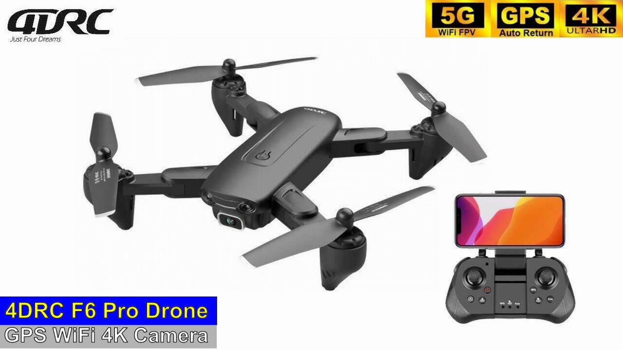 4DRC F6 Pro GPS 4K Low Budget Long Range Drone &ndash; Just Released !