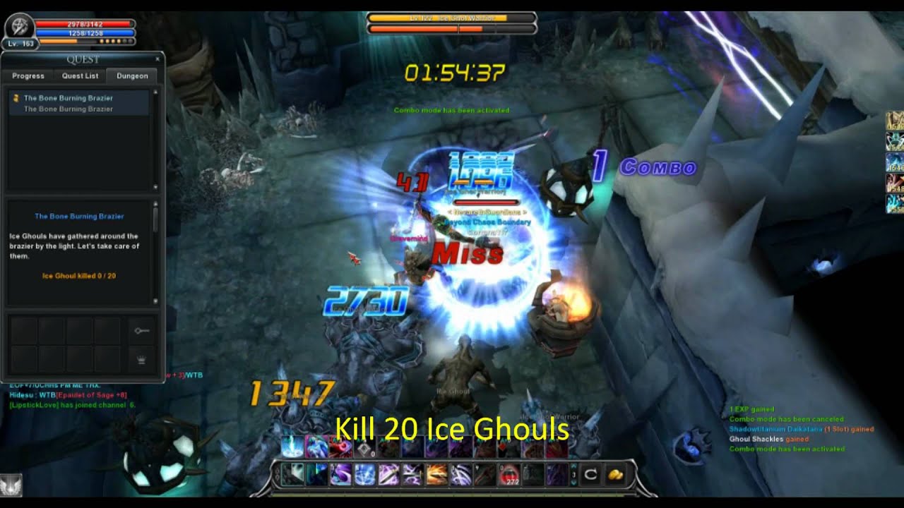 Cabal Online - Frozen Tower of Undead (B1f) Guide