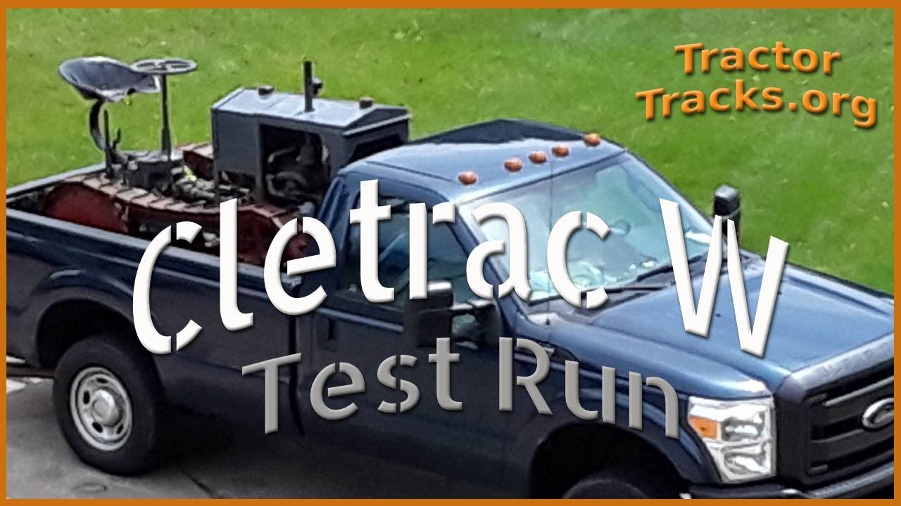 Cletrac W with retrofitted Continental IY69 engine - test run