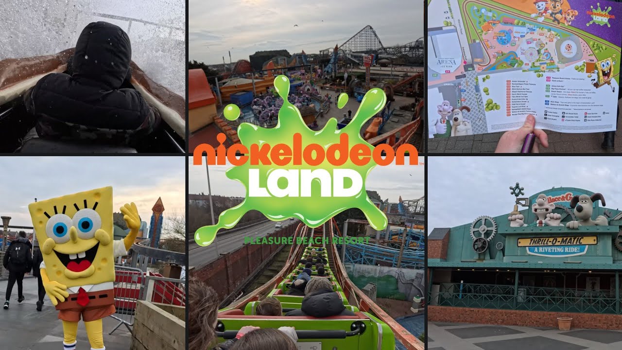 Nickelodeon Land 2025 — курорт Pleasure Beach, Блэкпул #blackpool