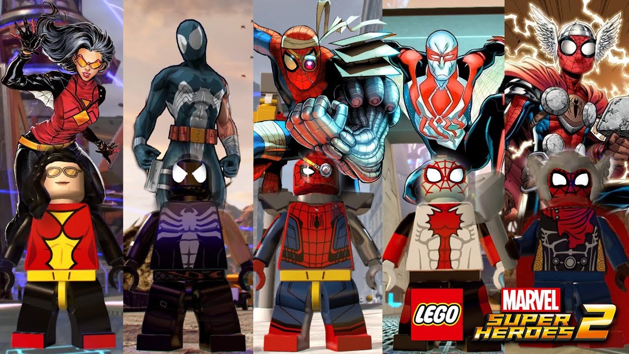 LEGO Marvel Superheroes 2 - Spider-Verse (Part 4) Custom Characters