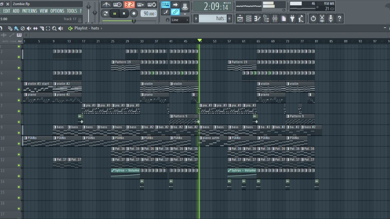 The Cranberries - Zombie (Remix) Instrumental Remake with FL Studio