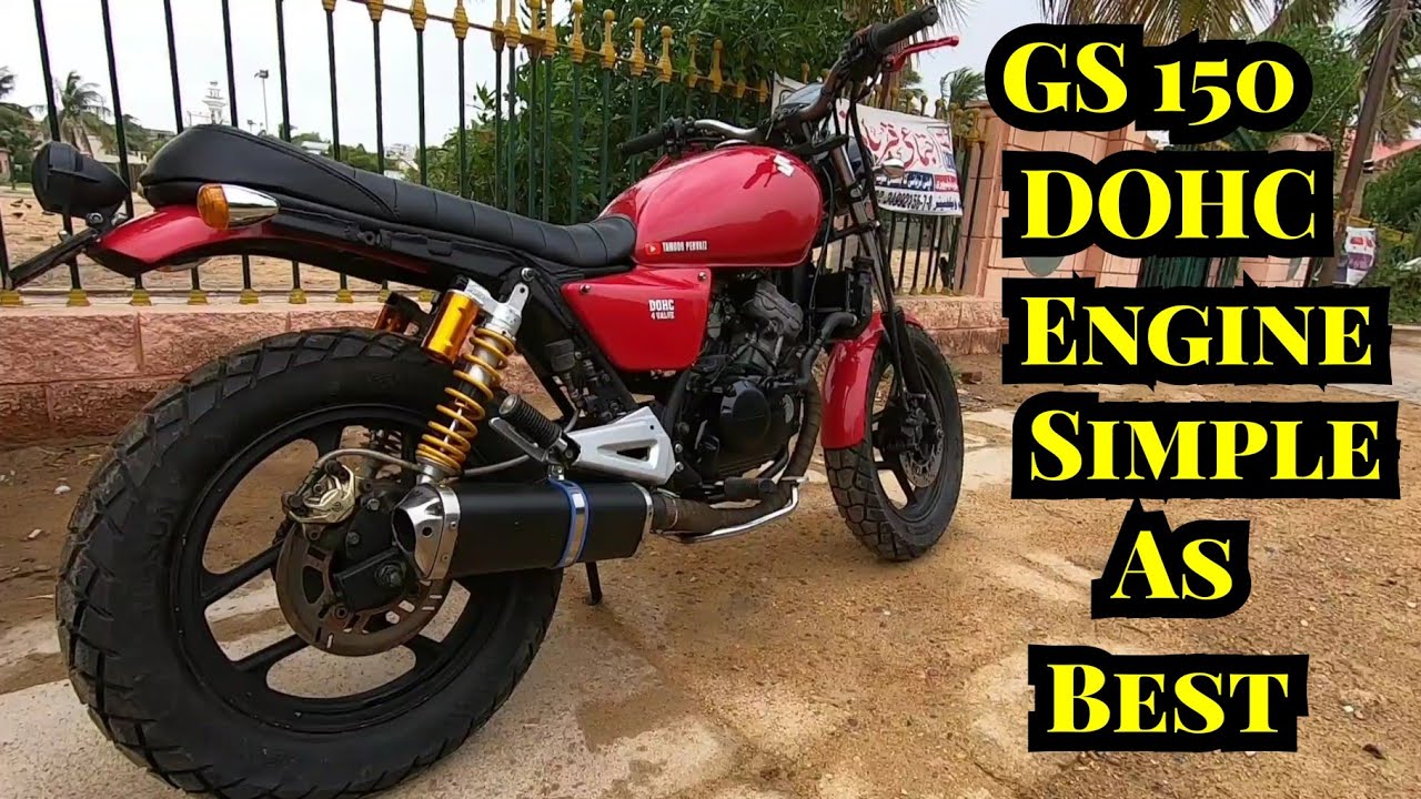 Project Gs 150 with DOHC Engine 16HP simple As Best By Tamoor Pervaiz