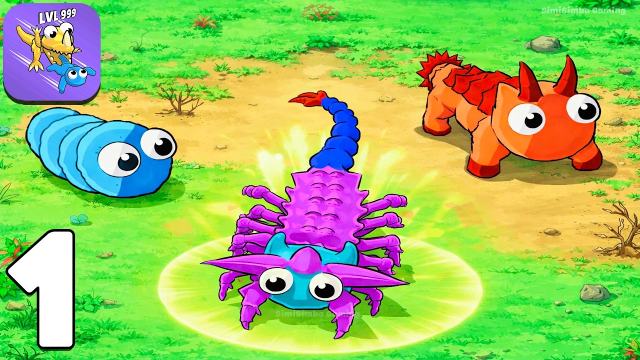 🧬Eat to Evolve Gameplay Walkthrough Levels 1&ndash;5 Eat Food, Grow & Transform (Android,iOS)