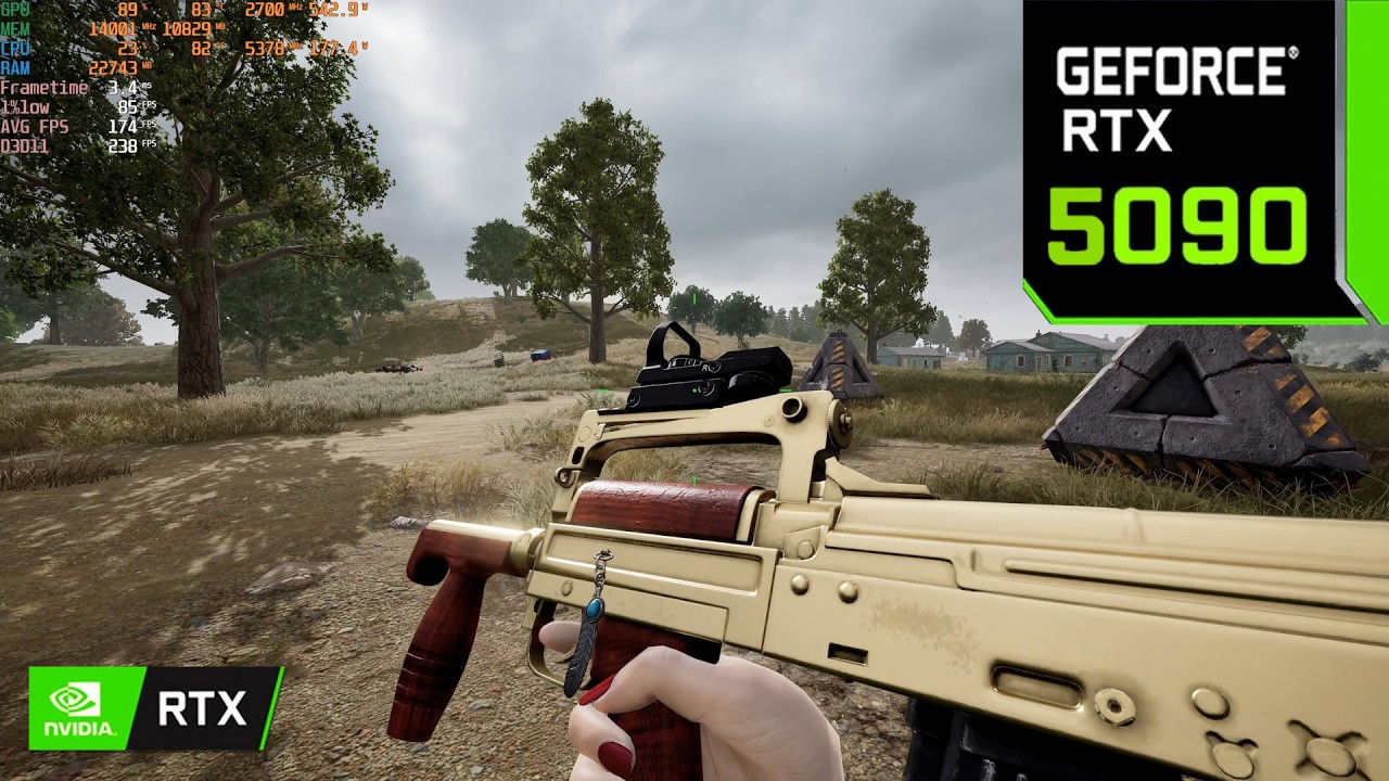PUBG 4K Max Settings: RTX 5090 - i9 14900K - 128GB RAM | Erangel - Groza & Lynx AMR Gameplay