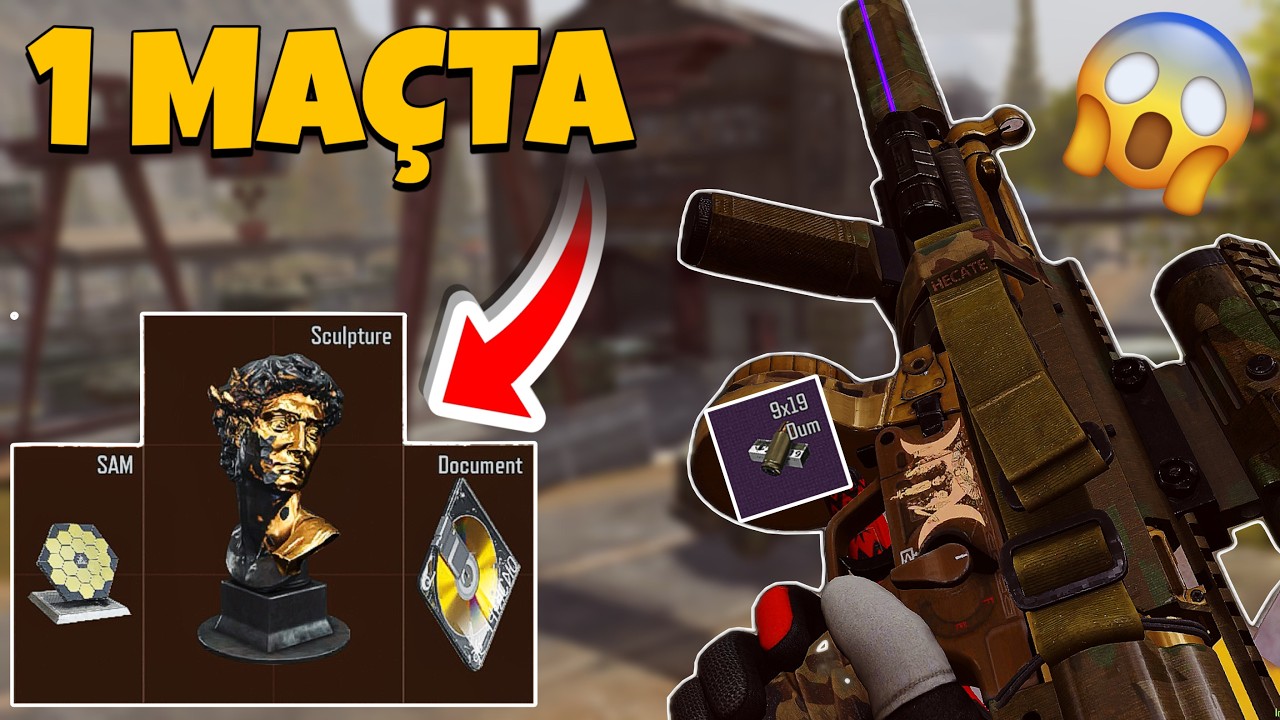 Şaka Gibi Bot Maçında Gizli Belge Attı😱(MP5 DOMDOM)Cephanelik 120k🔥Arena Breakout