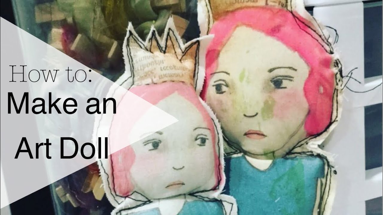 Mixed media Art Doll