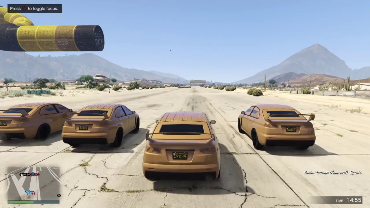 Mini gun vs car?!