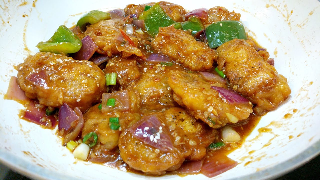 Hakka Style Chili Fish Recipe | Better than takeout