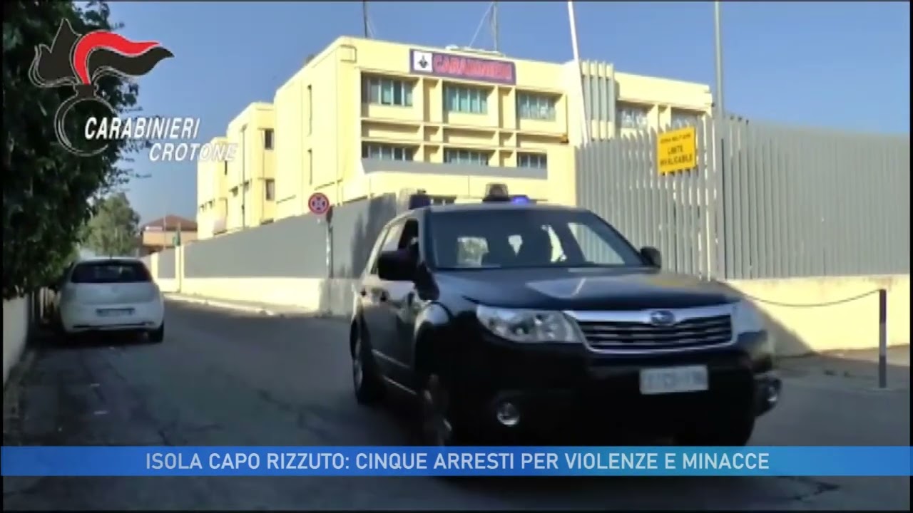 ISOLA CAPO RIZZUTO: 5 ARRESTI PER VIOLENZE E MINACCE