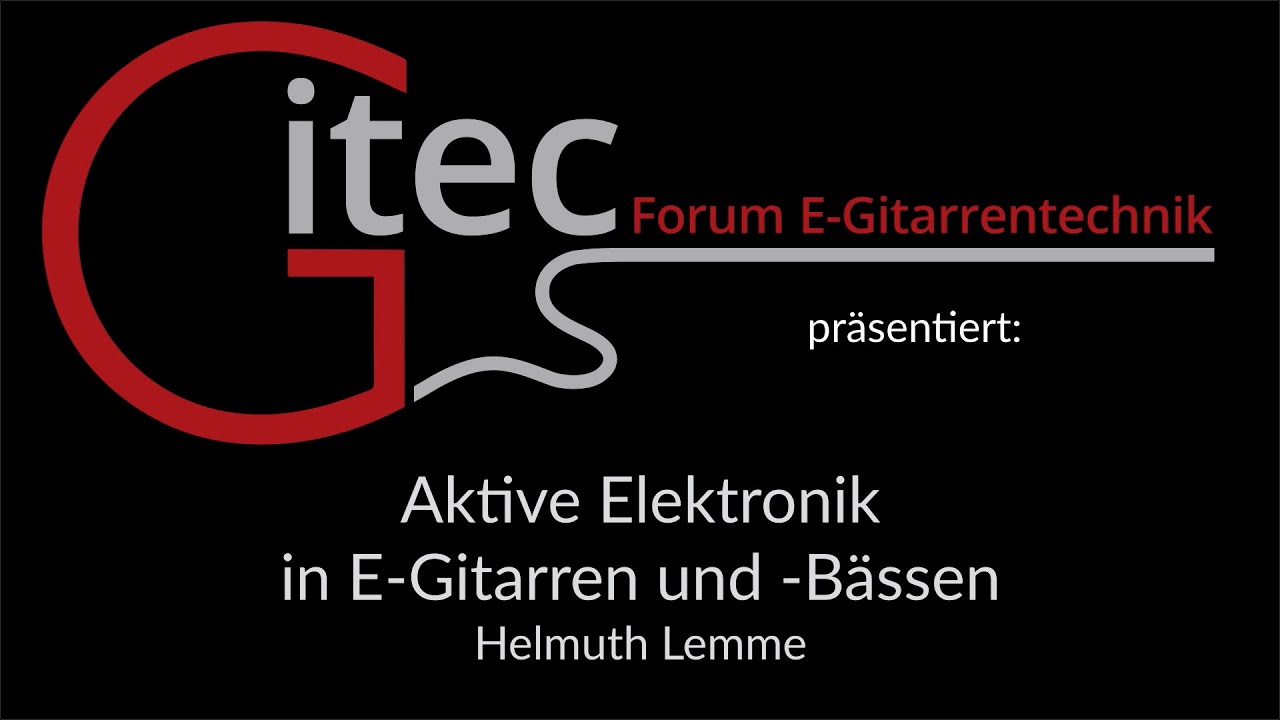 Aktive Elektronik in E-Gitarren und E-Bässen - Autor: Helmuth Lemme
