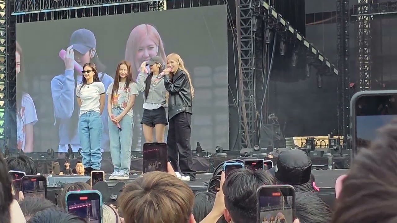 Blackpink 2023/3/19 sound check in Taiwan Kaohsiung 台灣高雄演唱會彩排第二天
