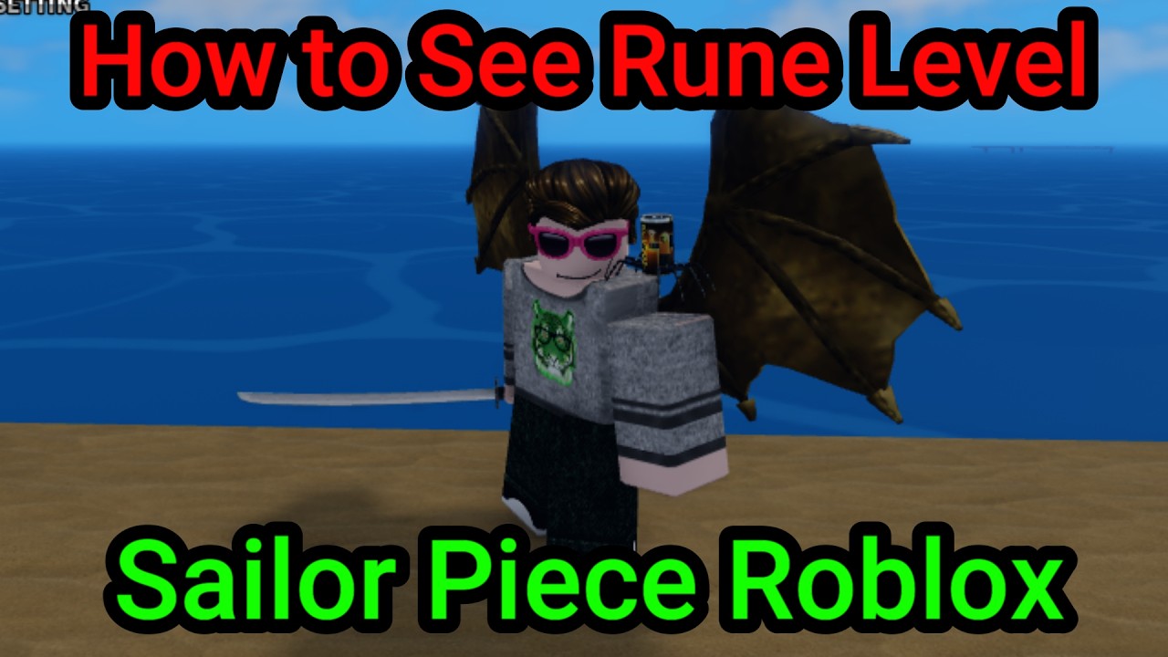 How to See and Check Your Rune Level ( Rune Lvl ) in Sailor Piece Roblox