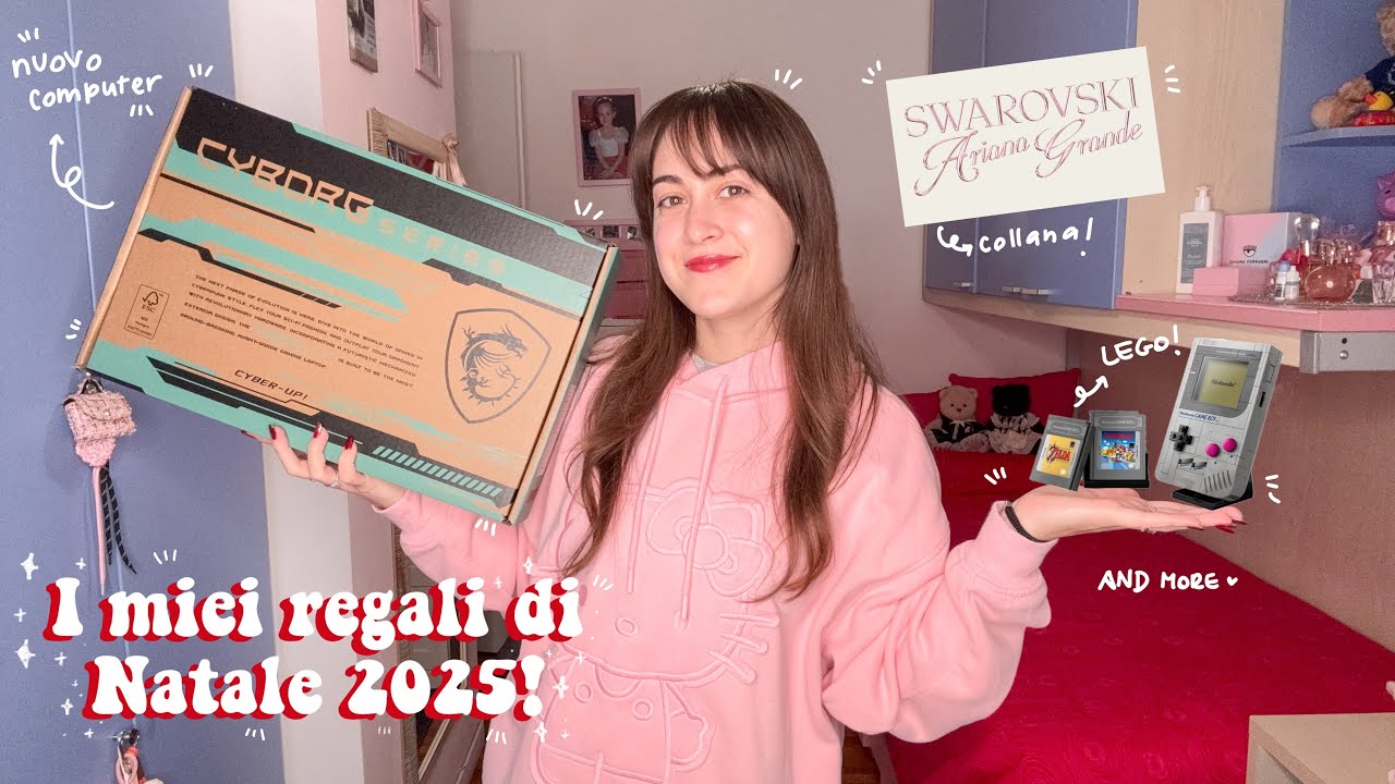 I MIEI REGALI DI NATALE 2025! (in ritardo lol) #christmas2025 #regalidinatale 