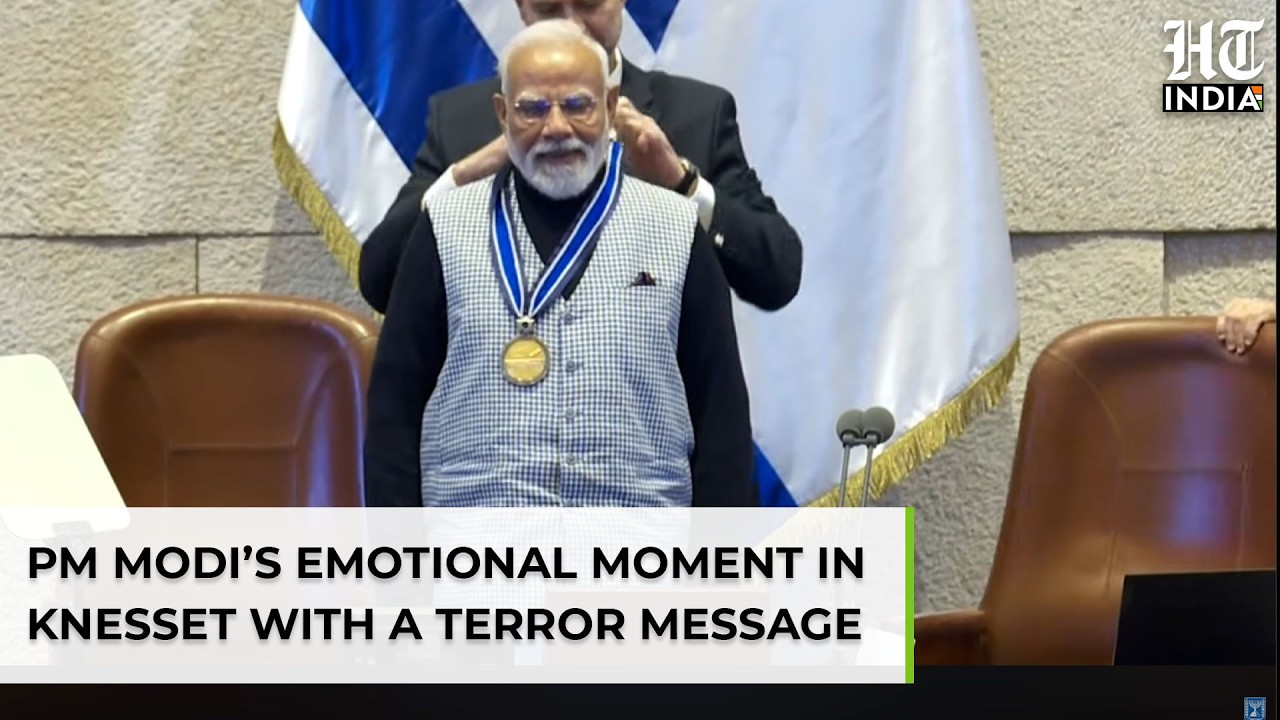 'Jews Lived in India Without Fear': PM Modi's Knesset Tribute, Shares Terror Scars, Backs Gaza Peace