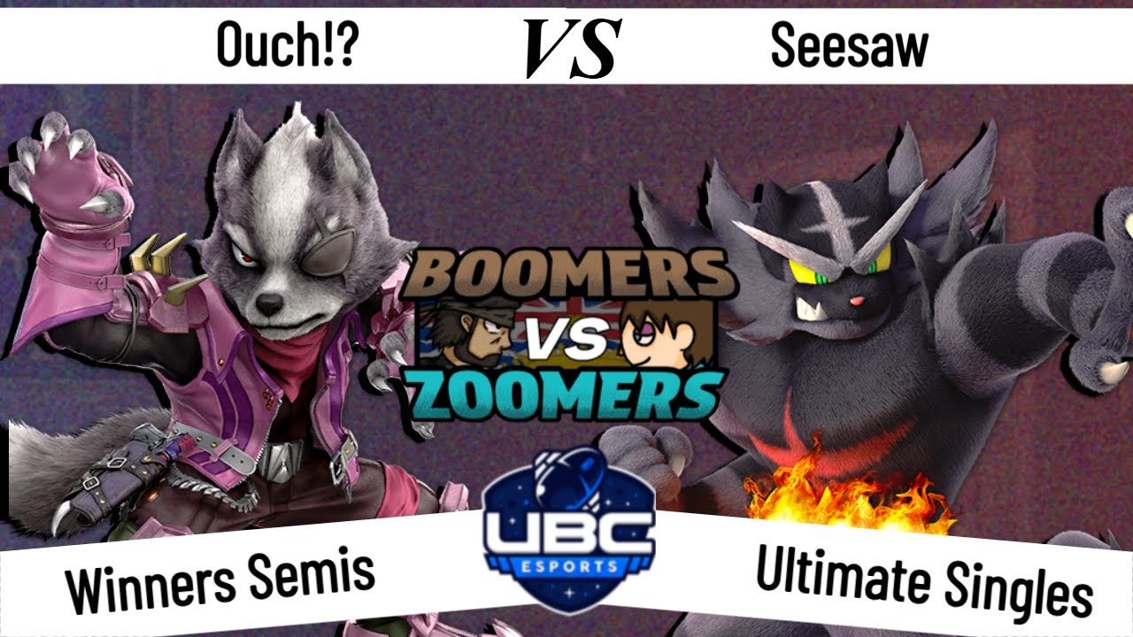Boomers Vs. Zoomers - Winners Semi Final - Ouch!? (Wolf) Vs. Seesaw (Incineroar) - SSBU