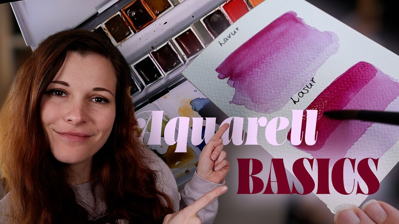 Das kleine Aquarell Einmaleins - Die bekanntesten Techniken für die Aquarellmalerei - Tutorial
