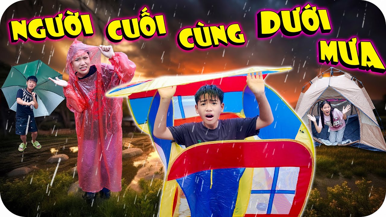 Người Cuối Cùng Còn Dưới Mưa - Minh Khoa Rét Run Vì Ướt | Min Min TV Minh Khoa