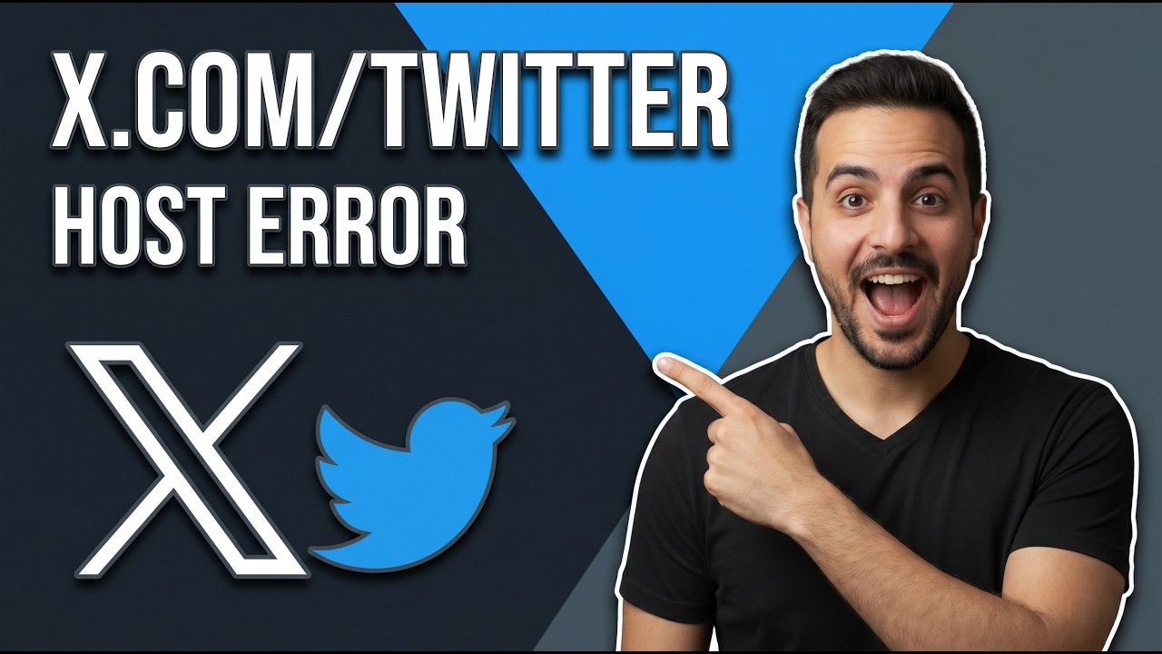 How To Fix X.Com/Twitter Host Error (Easy Troubleshooting Guide)