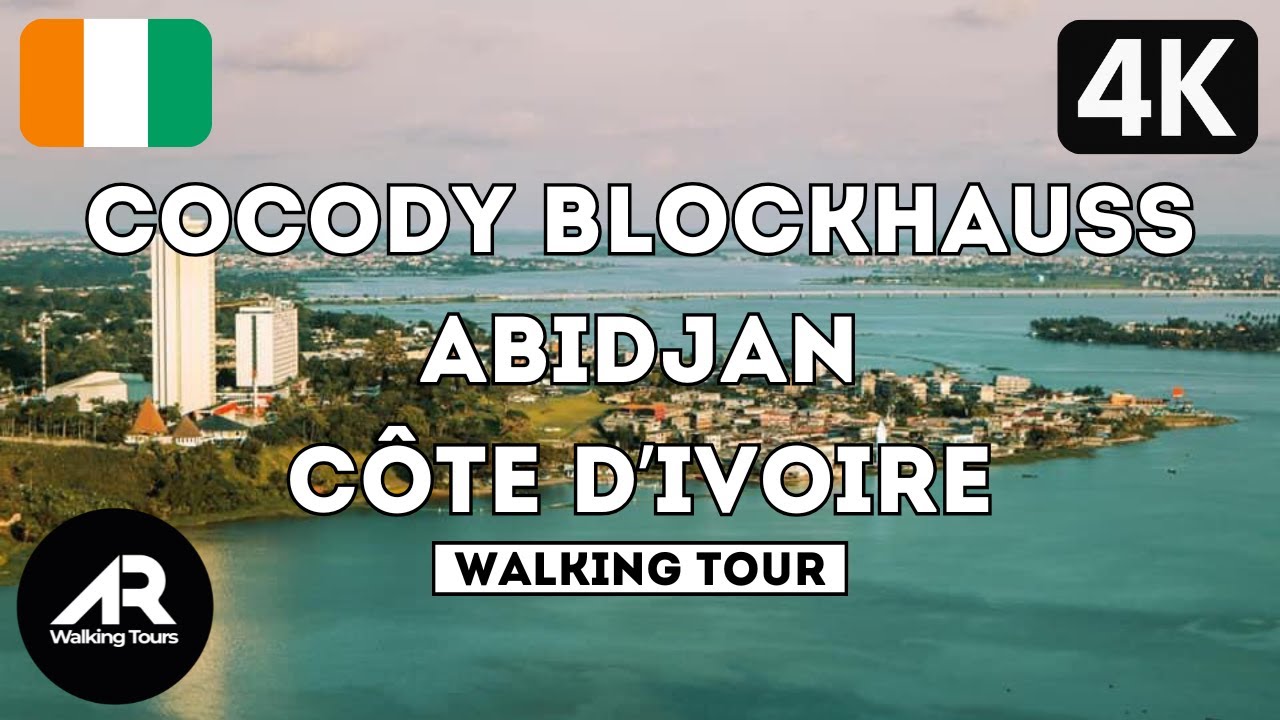 Walking Tour [4K] in Cocody Blockhauss, Abidjan, Côte d’Ivoire 🇨🇮