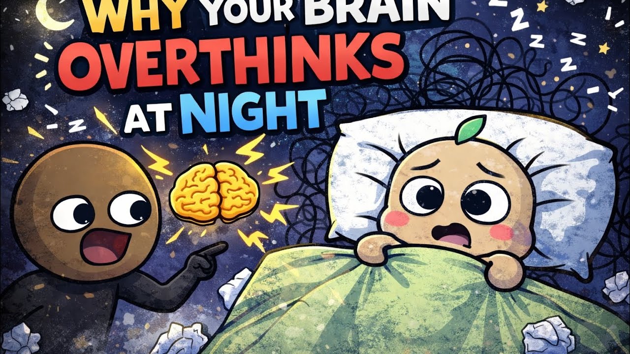 WHY DOES YOUR BRAIN OVERTHINKS AT NIGHT?