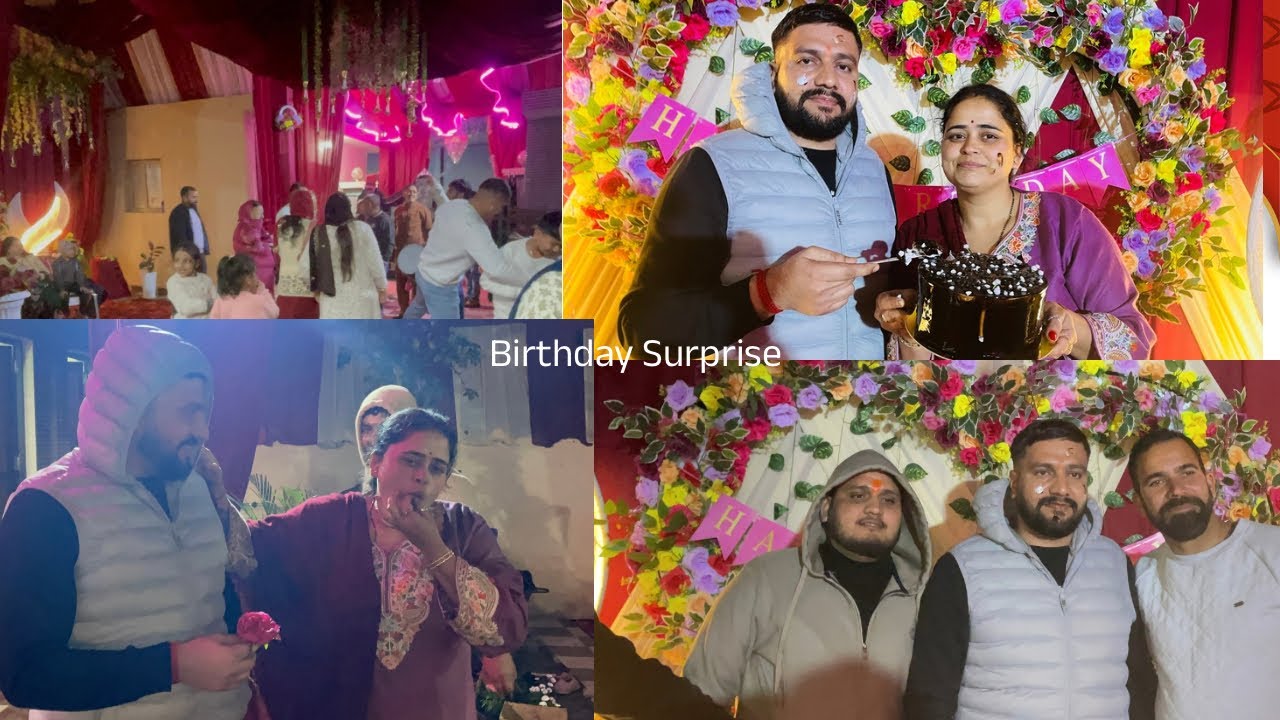 Sangeet ke baad Raat 12 bje Ani ji ko Diya Birthday Surprise🎂🎂🎂