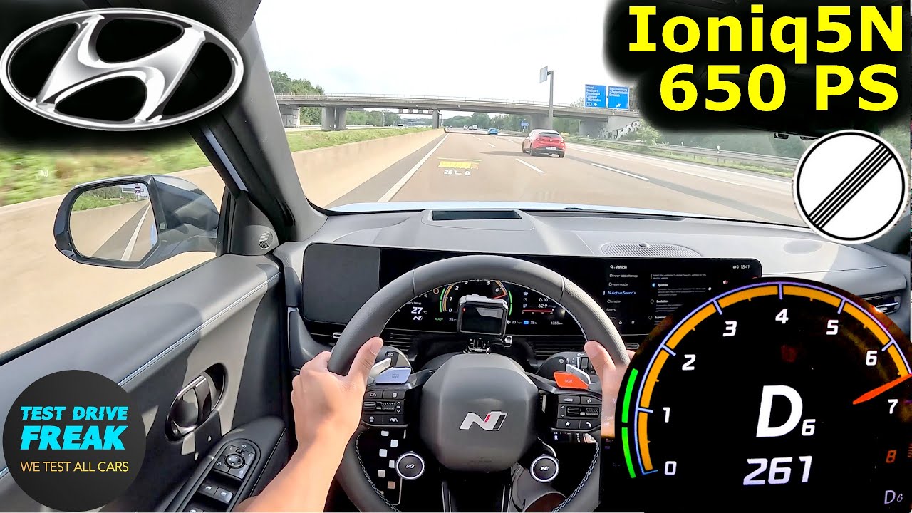 2025 Hyundai Ioniq 5 N (650 PS) TOPSPEED POV Autobahn Drive I No Speed Limit Drive