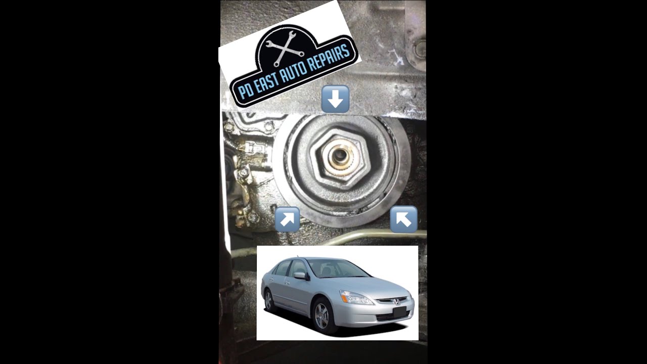 2005 Honda Accord Crankshaft seal replacement VLOG #10