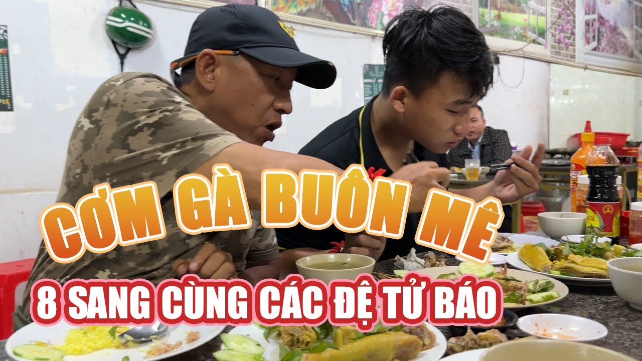 8 Sang ăn thử m&oacute;n cơm g&agrave; Bu&ocirc;n M&ecirc; | Đ&uacute;ng l&agrave; g&agrave; leo n&uacute;i c&oacute; kh&aacute;c thịt n&oacute; dai qu&aacute; trời