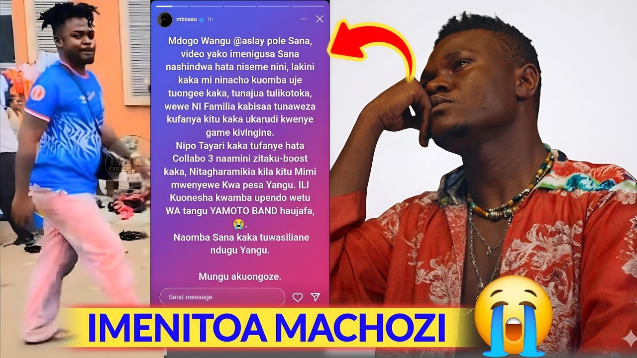 Inasikitisha! MBOSSO Amlilia ASLAY Baada ya Kuona Hali yake, Aahidi Kumpandisha Tena