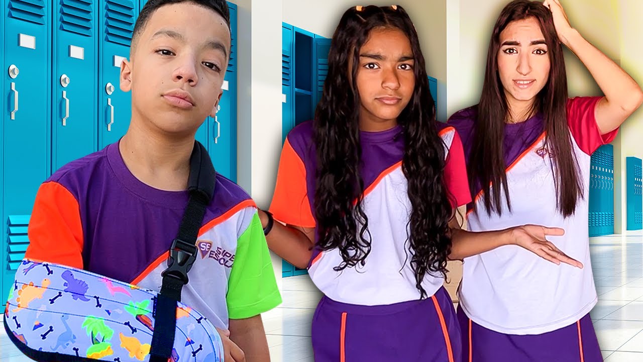 Rafinha e Gi Aprendem a Importância De Ajudar Os Amigos Na Escola Friendship Story