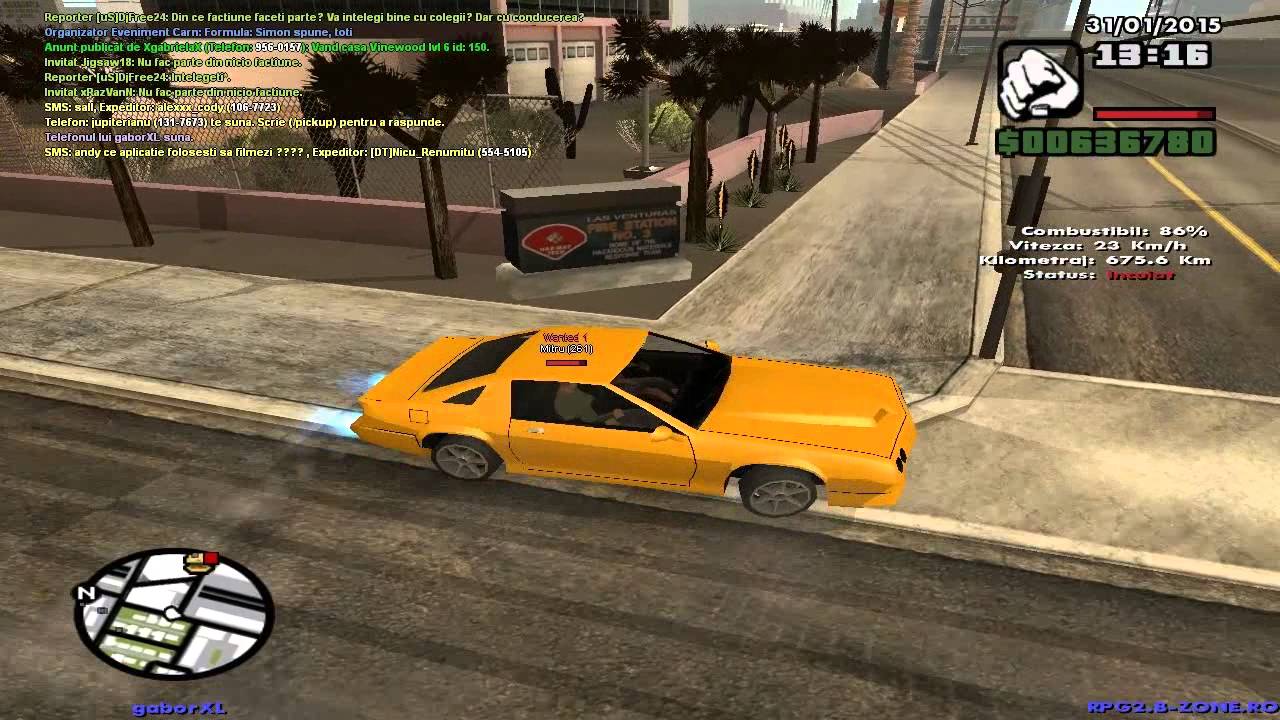 SAN Andreas MultiPlayer [SAMP] Urmarirea Vedetelor Cu elicopterul | #64