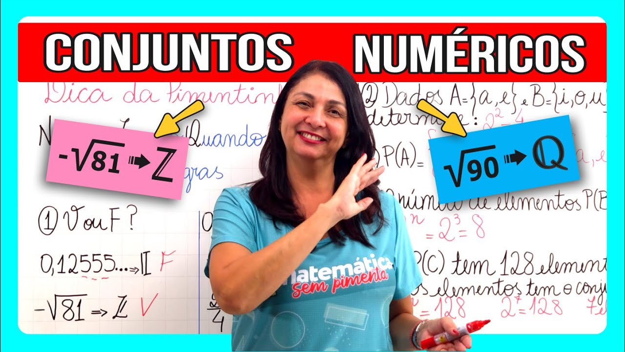CONJUNTOS NUMÉRICOS e SUBCONJUNTOS (Conjunto das Partes)/ Aula Completa! Ensino Médio