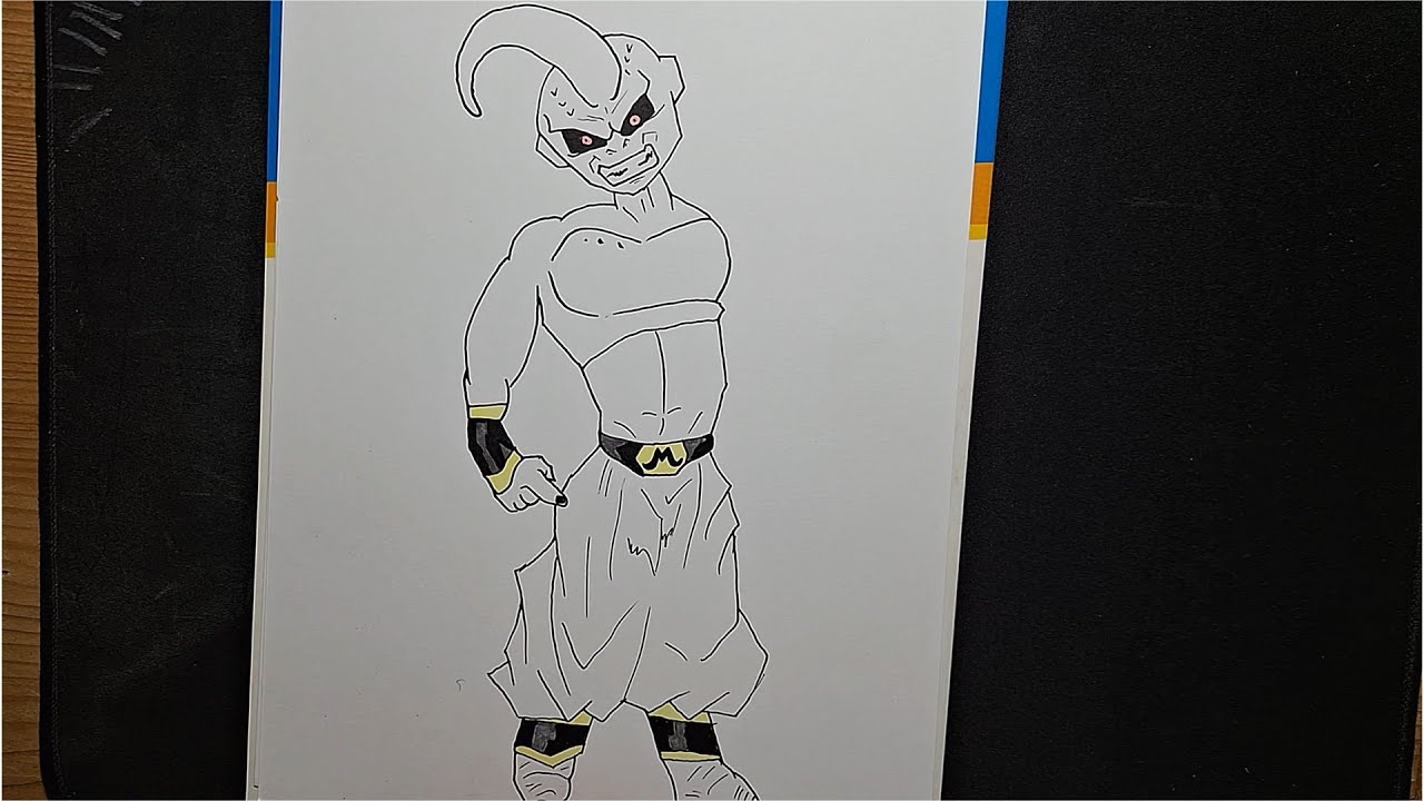 Kid Buu – Najluđi Majin u Dragon Ball Z! 😈🔥 | Jednostavan Drawing Tutorial