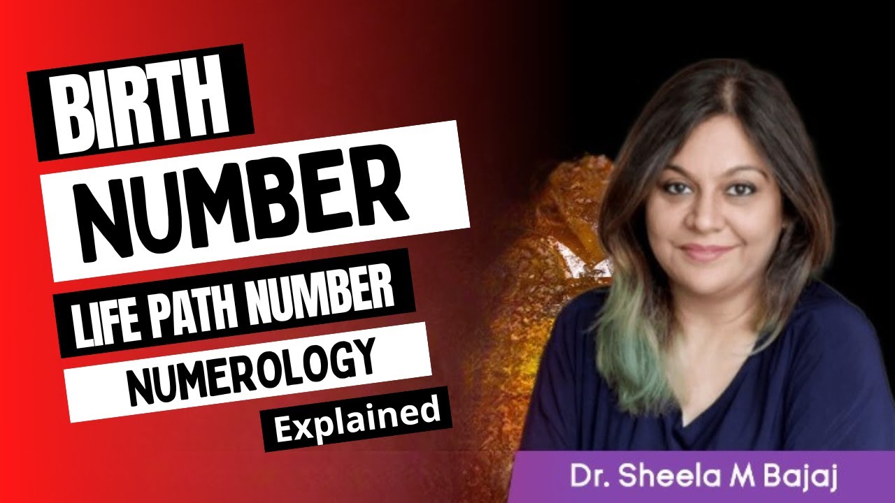 ❇️ How to Know about your Life Path Number? ❇️ Birth Number Numerology | Sheelaa M Bajaj