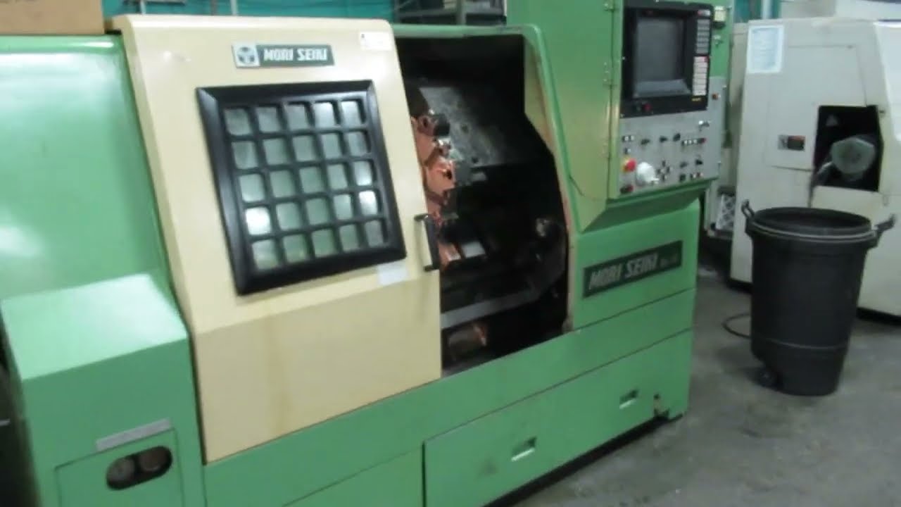 Mori Seiki SL-15 CNC Lathe Turning Center, Tailstock,  with CNC Enhancements Bar Feed