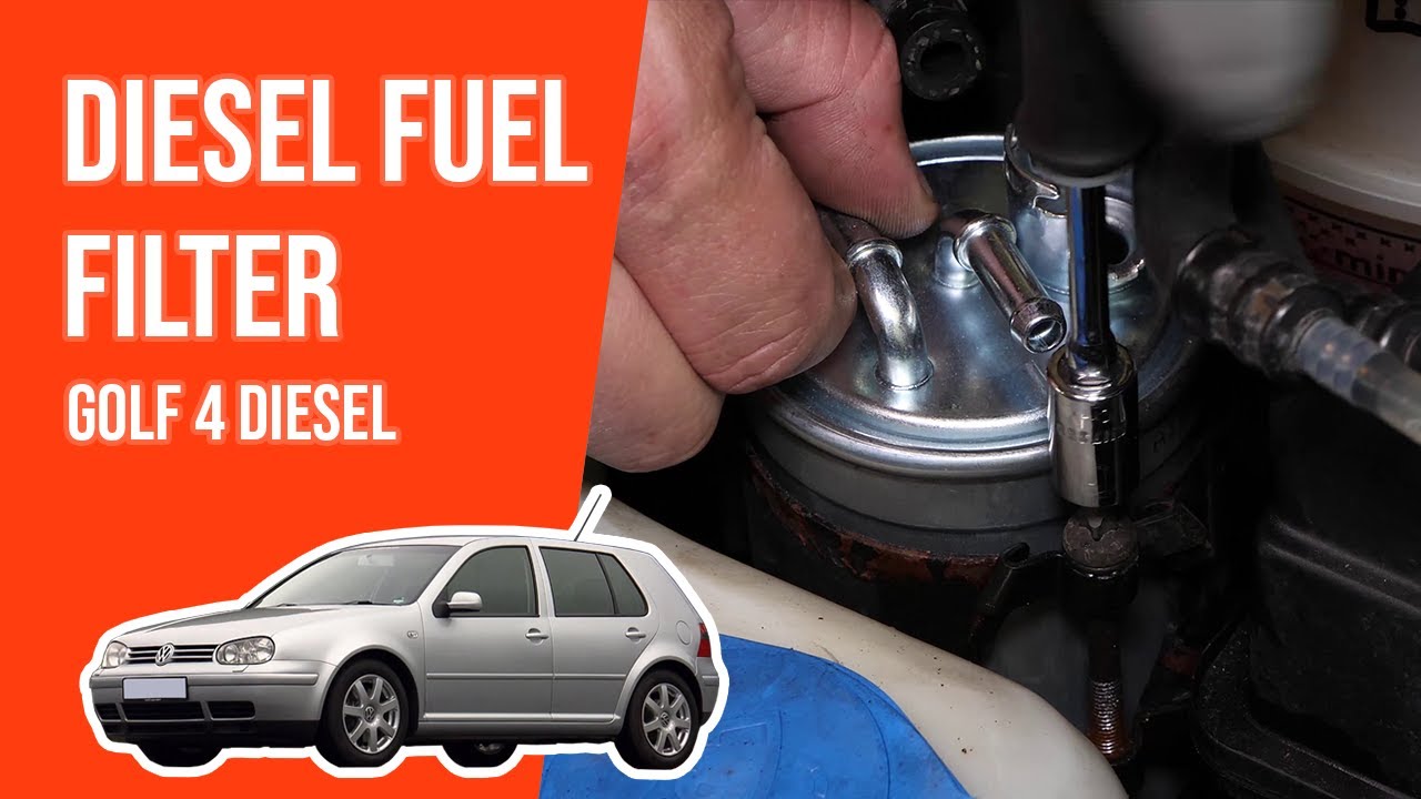 How to replace the diesel fuel filter Golf mk4 1.9 TDI ⛽