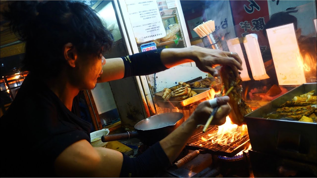 組み立ても調理もメチャ早い！博多の老舗屋台の開店に密着‼