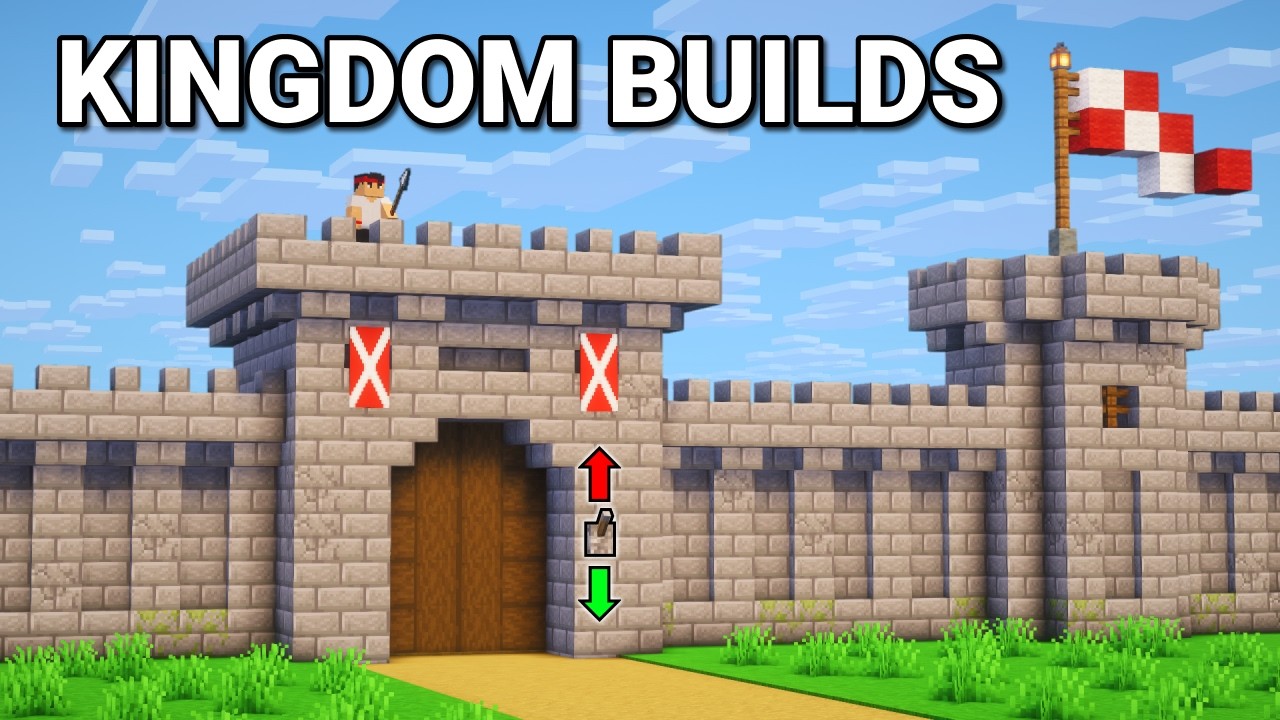 15+ KINGDOM Build Hacks In Minecraft!