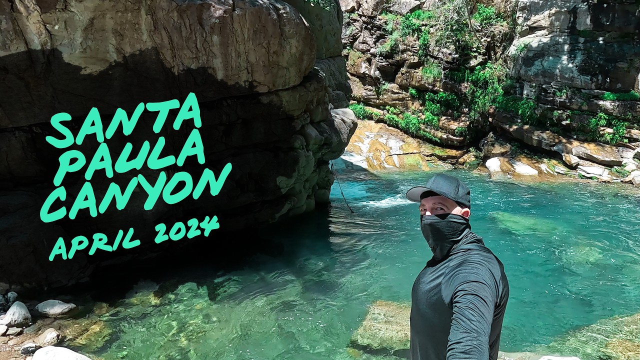 Hike through Santa Paula Canyon - 4K - April 2024