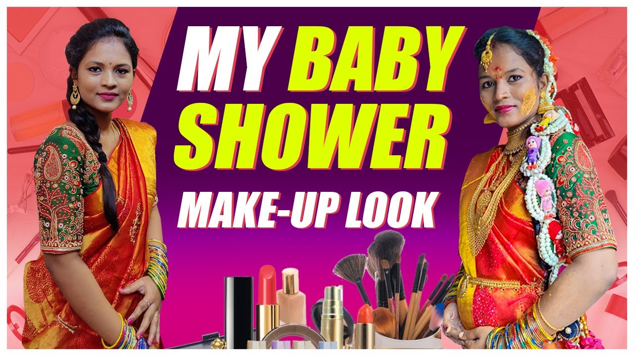Make-up for myself at my Baby Shower Function | Bharya Vlogs