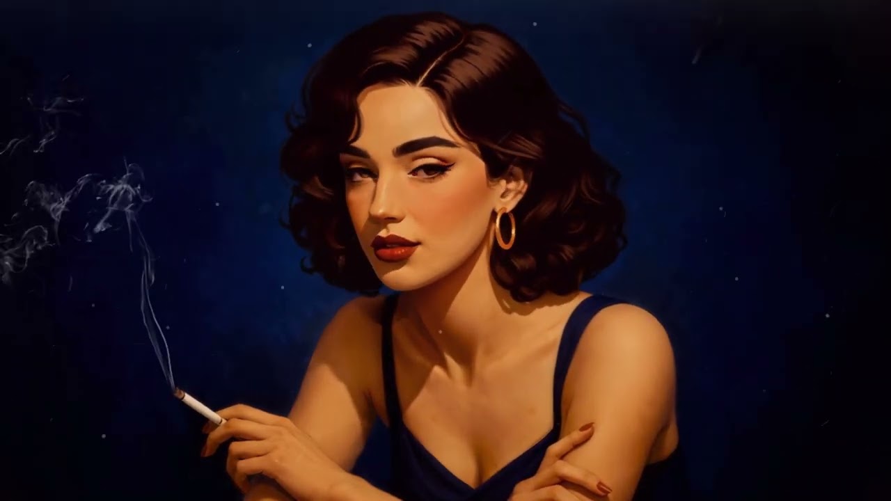 Vintage Jazz Bar Atmosphere 🌙 Winter Nights 1930s Swing Music Cozy Mood