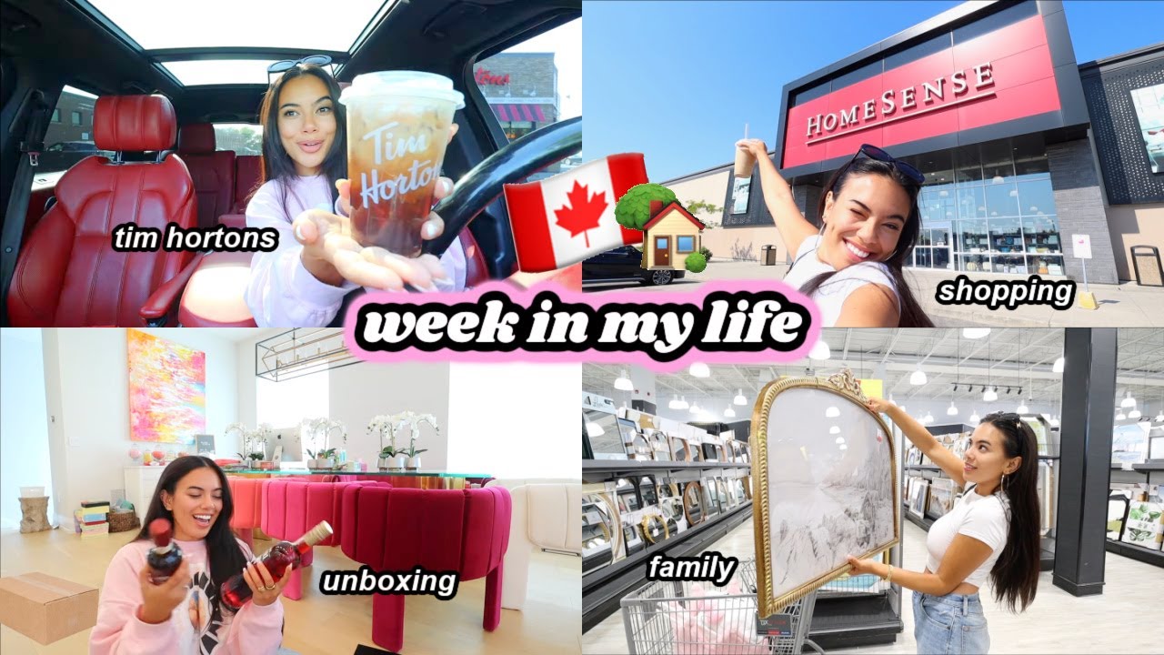 A Week in my life in Toronto ♡ Shopping, Home decorating, Family & more
