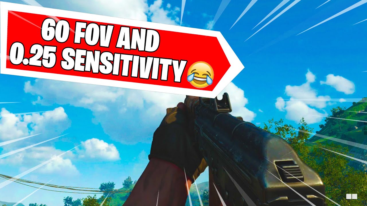 I Played Black Ops Cold War On 60 FOV AND 0.25 Sensitivity And This Happened...