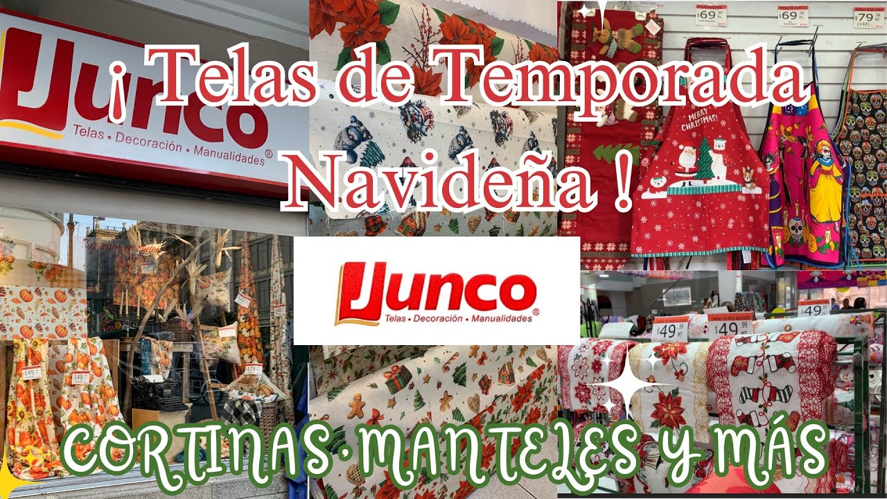 RECORRIDO POR JUNCO /INCREIBLES TELAS NAVIDEÑAS 🌟