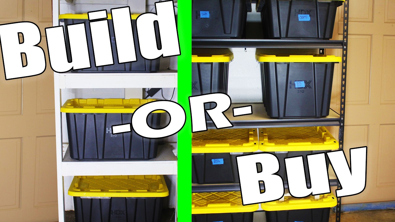 Building Storage Shelves vs Buying - What Nobody Tells You!