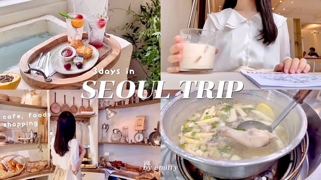 Seoul travel vlog 🇰🇷 recommend gourmet, cafes, general store tours 🚶‍♀️｜shopping haul