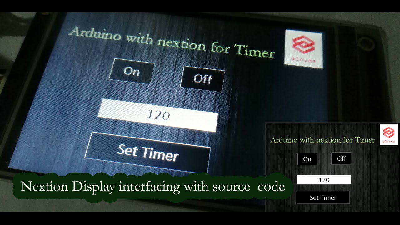 Nextion+Arduino  interfacing with source code