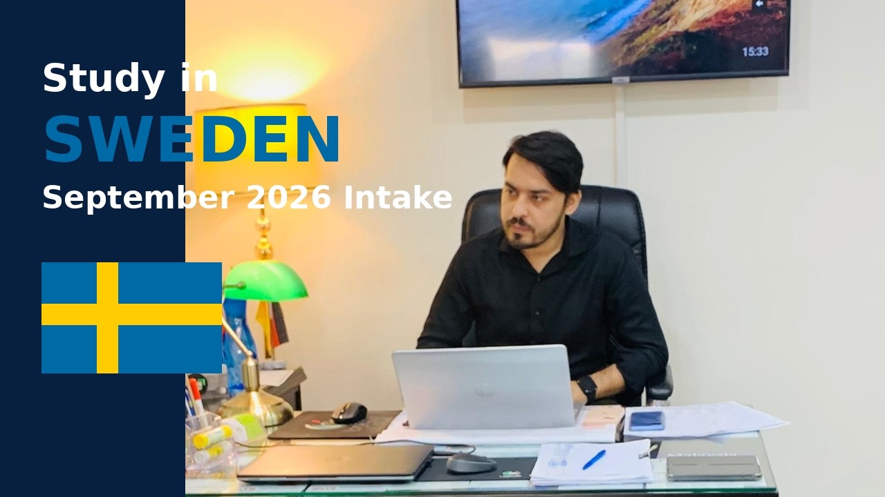Study in Sweden 🇸🇪 September 2026 Intake | Admission, Visa & Scholarships Guide